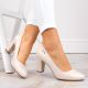 10. Sergio Leone W SK193B beige pearl heel pumps 