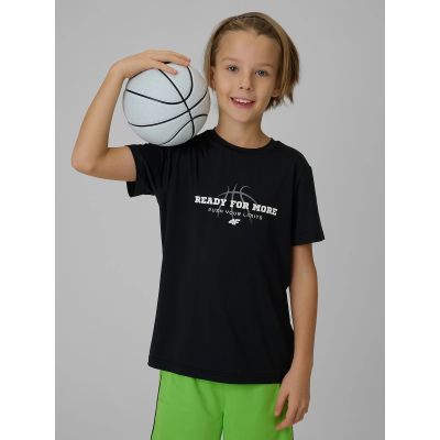 Boy's quick-drying sports T-shirt 4F 4FJRSS26TFTSM2390-20S
