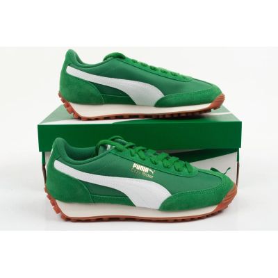 9. Puma Easy Rider Vintage youth sports shoes suede green