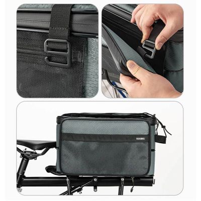 17. Rockbros A30 ROAD TO SKY Foldable Bike Bag for Trunk 15-30L - Gray