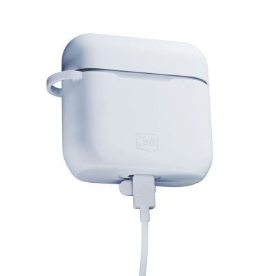 8. 3mk Silicon AirPods Case for AirPods 3 - white
