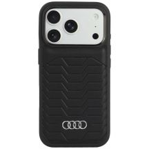 Audi GT Synthetic Leather MagSafe Case for iPhone 18 Pro / 17 Pro - Black