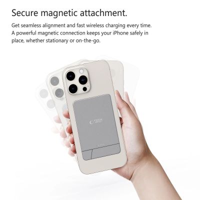 6. Powerbank Tech-Protect PB14 LifeMag MagSafe 5000 mAh - gray