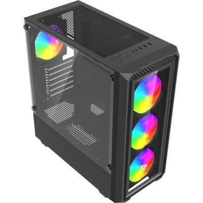 2. SAVIO NOCTIS GLASS RGB COMPUTER CASE
