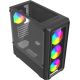 2. SAVIO NOCTIS GLASS RGB COMPUTER CASE