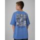 2. Boy's loose T-shirt with print 4F 4FJRSS26TTSHM4277-32S