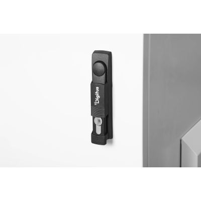 14. Digitus 19" 16U 600x600 wall-mounted network cabinet, solid door, gray, undivided, assembled, IP55, 100kg