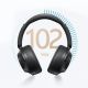 10. QCY H3S Wireless On-Ear Headphones with LDAC and ANC Noise Cancellation - Black