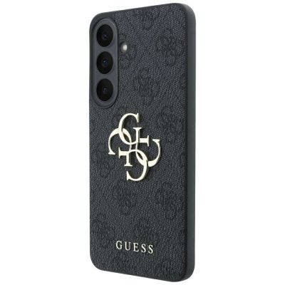 2. Guess Embossed 4G Ring Classic Logo MagSafe Case for Samsung Galaxy S26 FE - Black