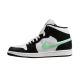 2. Air Jordan 1 Mid Green Glow White Men's Sneakers - DQ8426-103