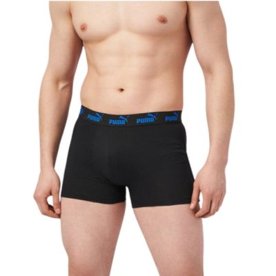 4. Puma men's boxer briefs 2-Pack blue black comfortable cotton