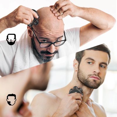 10. MAXGROOM JK-1688 Electric Shaver for Head and Beard - Black