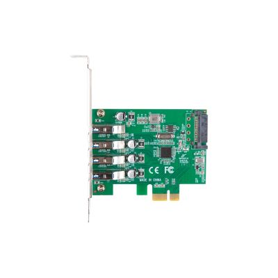 3. LANBERG PCI-E X1 CARD -> 4X USB-A 3.1 GEN1 FOLLOW LOW PROFILE PCE-US3-004