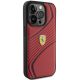 4. Ferrari Twist Metal Logo case for iPhone 15 Pro - red