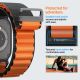 14. Spigen WBF1 Strap for Apple Watch 44 / 45 / 46 / 49 mm - Black and Orange
