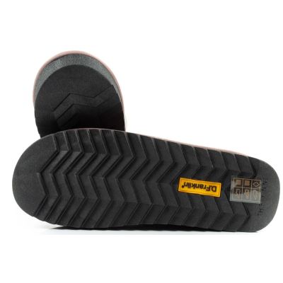 18. D.Franklin women's snow boots winter fashionable insulated ankle boots rose gold