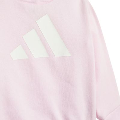 14. Adidas Essentials Pink Tracksuit for Kids JC9645