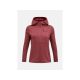 Women's PEAK PERFORMANCE W Trail Polartec Power Grid Zip Hoodie, red