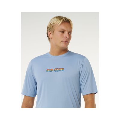 6. Men's Lycra RIP CURL Icons Of Surflite Upf S/S blue