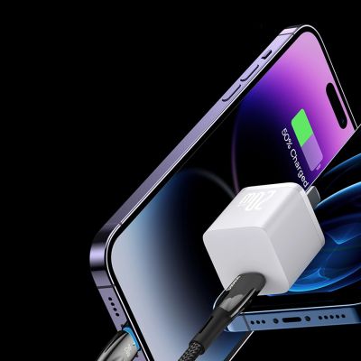 17. Baseus CADH000701 USB-C - USB-C PD cable 100W 5A 480Mb/s 1m - black