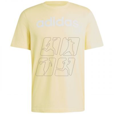 adidas Essentials Single Jersey Linear Embroidered M IZ4769