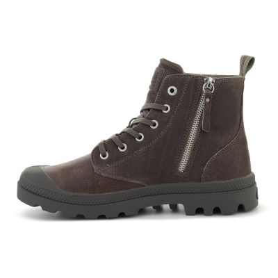 4. PALLADIUM PAMPA ZIP LTH ESS DUSKY GREEN M 76888-308