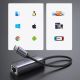 3. Ugreen external USB Type C network adapter - RJ45 1Gbps (1000Mbps) gray (40322 CM483)