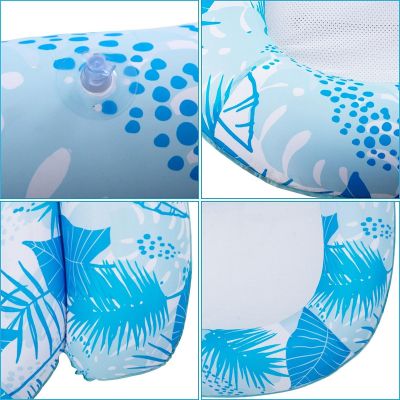 4. INFLATABLE MATTRESS 84x95x28CM FLOATING DESK WITH NET 33365