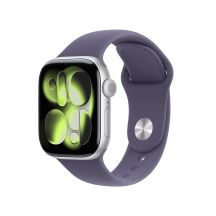 Apple Watch Series 11 GPS 42mm Silver Aluminum Case with Purple Fog Sport Band - M/L