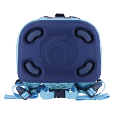 6. Herlitz SoftLight Plus Greenline Blue Ice School Backpack Set Girl Polyester Blue, Navy (Navy)