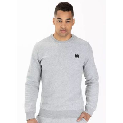 2. Pit Bull West Coast Tanbark Crewneck Men's Sweatshirt Gray - 111008150