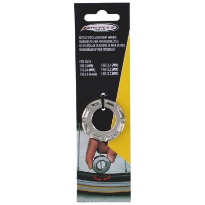 6. BICYCLE GEAR 6 SIZE BICYCLE SPOKE WRENCH