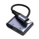 3. Joyroom SY-L01 Lightning to Lightning / 3.5 mm mini jack DAC adapter 2in1 - black