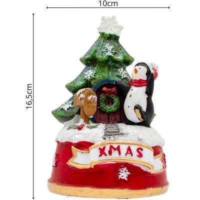 5. PLAYING PENGUIN CHRISTMAS DECORATION