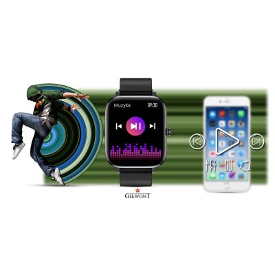 11. Smartwatch Giewont Black GW230-2