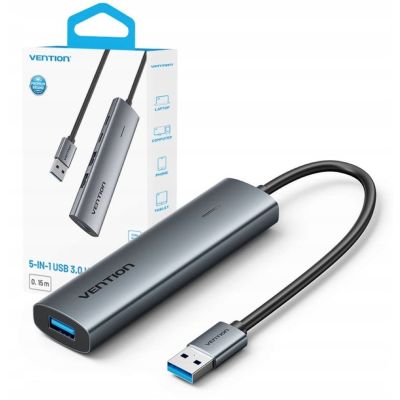 Hub 5in1 USB-A 3.0 Vention 0.15 m