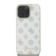 3. Guess Peony Script Logo MagSafe iPhone 16 Pro Case - White