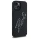 4. Karl Lagerfeld 3D Rubber Signature iPhone 15 Case - Black