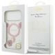 8. Guess Resin Flowers Glitter MagSafe Case for iPhone 17 Pro Max - Pink