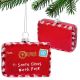 GLASS BALL FORM LETTER TO SANTA CLAUS - SNOWFLAKE