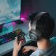 15. QCY Heroad V200 Tri-Mode Gaming Headphones with 7.1 Sound, 240h Battery, and Detachable Microphone - Black