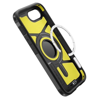 8. Spigen Tough Armor Case with MagSafe for iPhone 16e / 17e with Stand - Black
