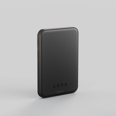 2. ZENS ZEPP06B/00 Power Bank 5000 mAh Wireless Charging Black