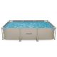 10. VIRTUFIT RECTANGULAR SWIMMING POOL 300 x 210 CM WITH FILTER PUMP BEIGE