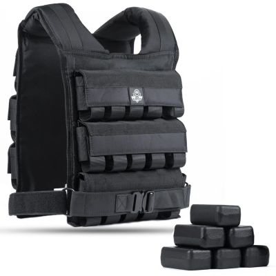 14. 20kg Weighted Training Vest with Pulleys W20B | DBX Bushido