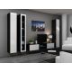 7. VIGO full display cabinet '180' 180/40/30 black/white half