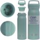 TRAVEL BLUE GREEN THERMAL BOTTLE