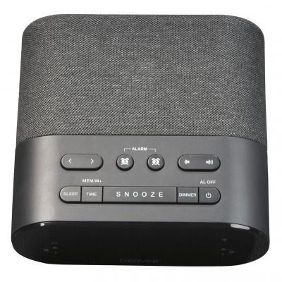 4. Denver CRQ-107 Alarm Clock Digital Alarm Clock Black