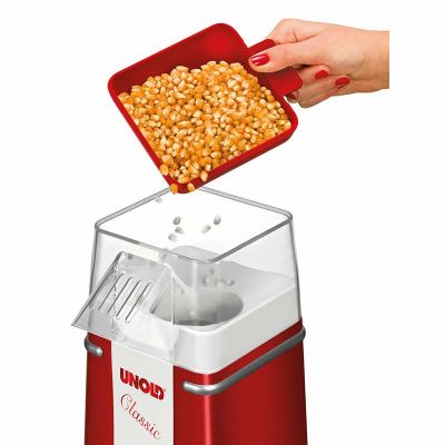 5. Unold Classic Popcorn Maker Red, Silver, White 900W