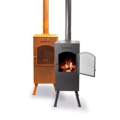 35. BonFeu BonCarré Garden Fireplace Black 3503